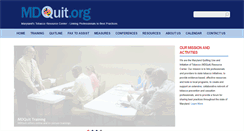 Desktop Screenshot of mdquit.org